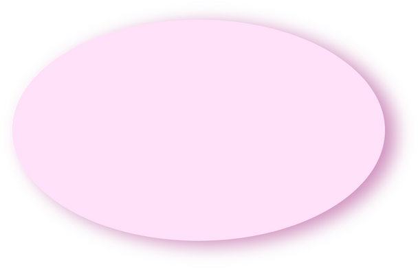 Pink Ellipse with Shadow